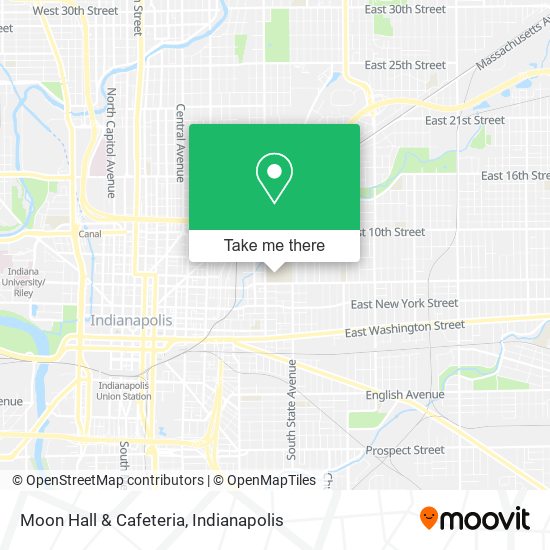Moon Hall & Cafeteria map