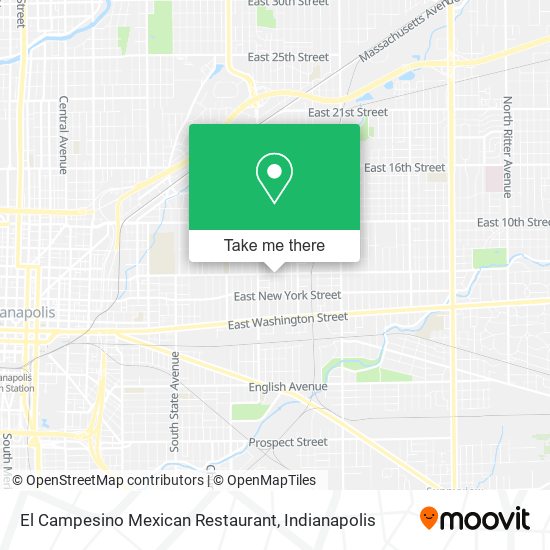 El Campesino Mexican Restaurant map