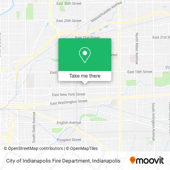 City of Indianapolis Fire Department map