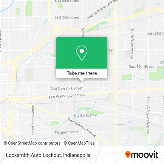 Locksmith Auto Lockout map