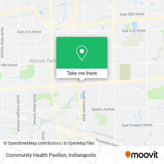 Mapa de Community Health Pavilion