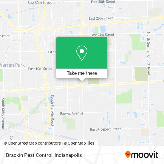 Brackin Pest Control map