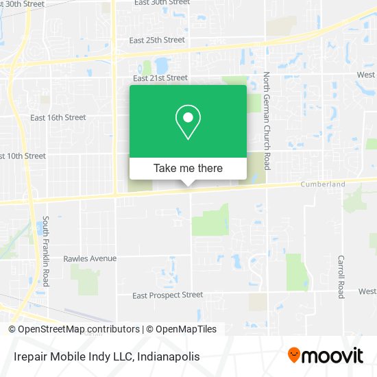 Irepair Mobile Indy LLC map