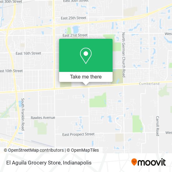 El Aguila Grocery Store map