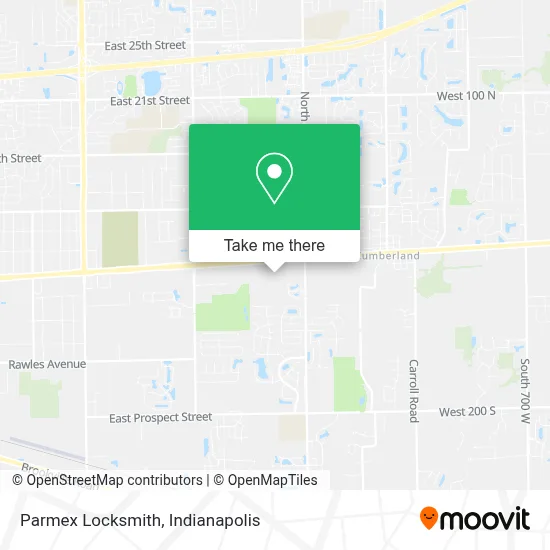 Parmex Locksmith map