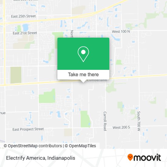 Electrify America map