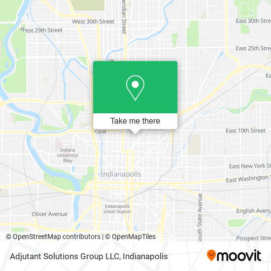 Mapa de Adjutant Solutions Group LLC