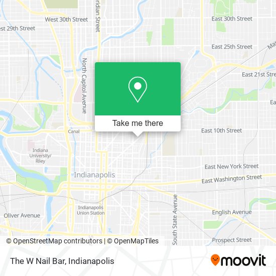 The W Nail Bar map