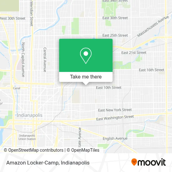 Amazon Locker-Camp map