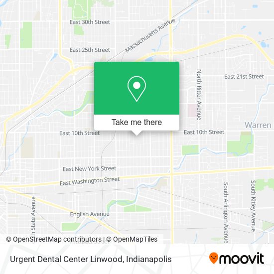 Mapa de Urgent Dental Center Linwood