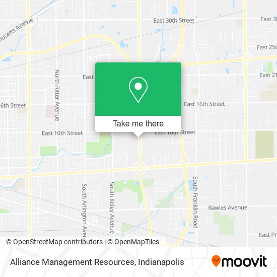 Alliance Management Resources map