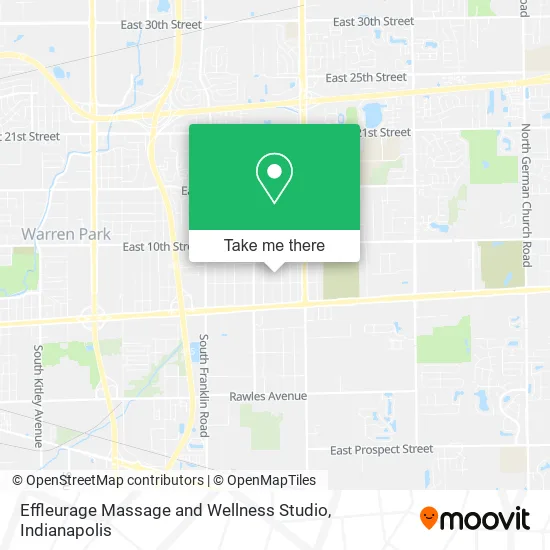 Effleurage Massage and Wellness Studio map