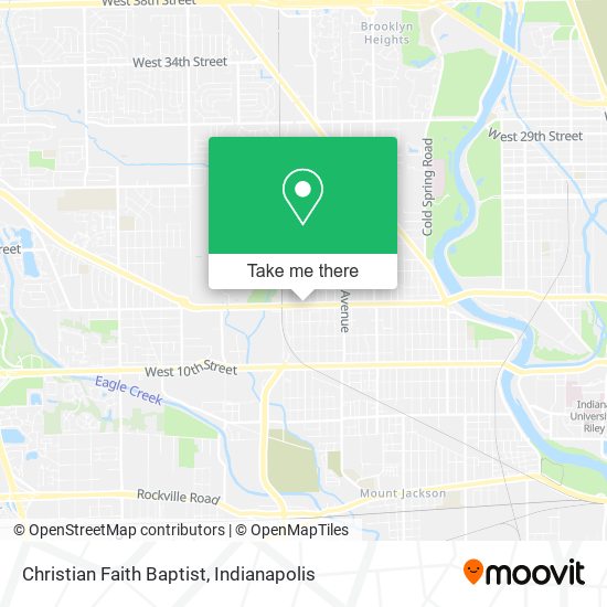 Christian Faith Baptist map