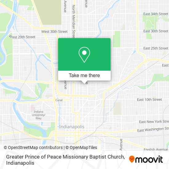 Mapa de Greater Prince of Peace Missionary Baptist Church