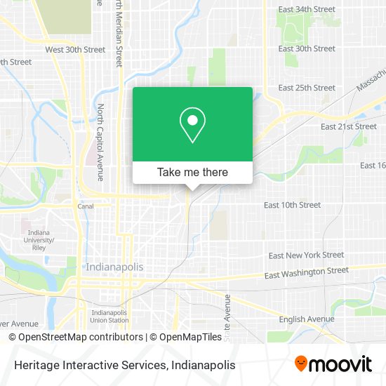 Heritage Interactive Services map