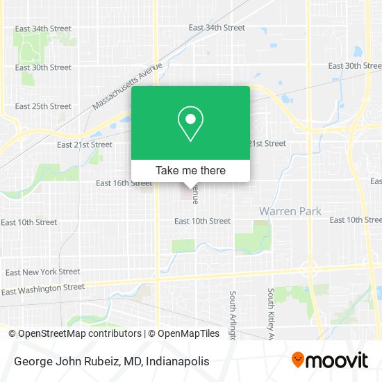 George John Rubeiz, MD map