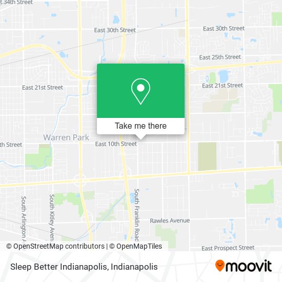Sleep Better Indianapolis map