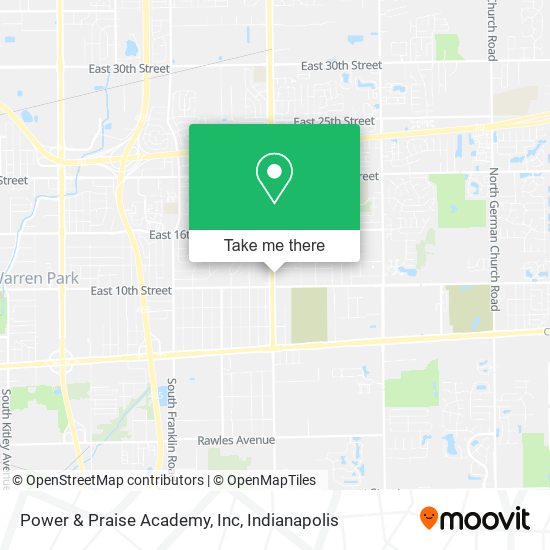 Power & Praise Academy, Inc map