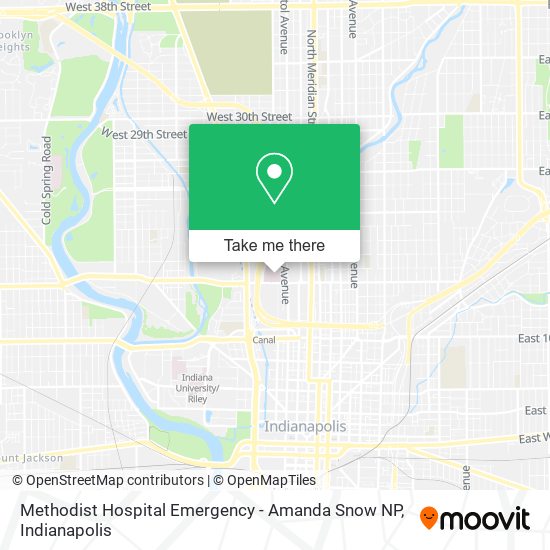 Methodist Hospital Emergency - Amanda Snow NP map