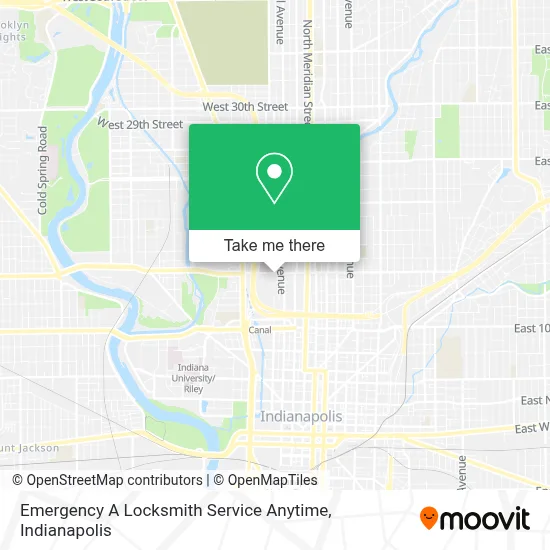 Emergency A Locksmith Service Anytime map