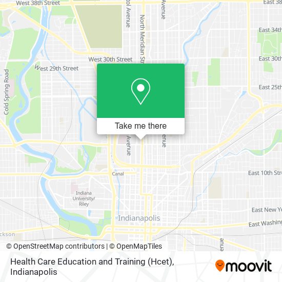 Health Care Education and Training (Hcet) map