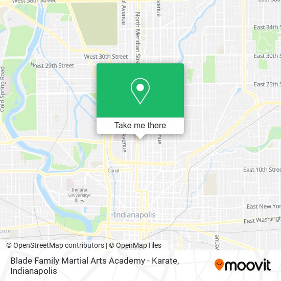 Mapa de Blade Family Martial Arts Academy - Karate