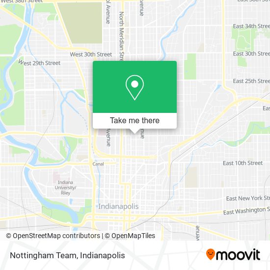 Mapa de Nottingham Team