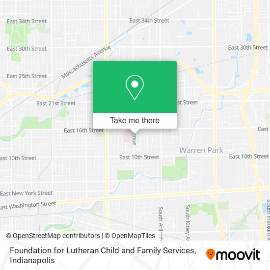 Foundation for Lutheran Child and Family Services map
