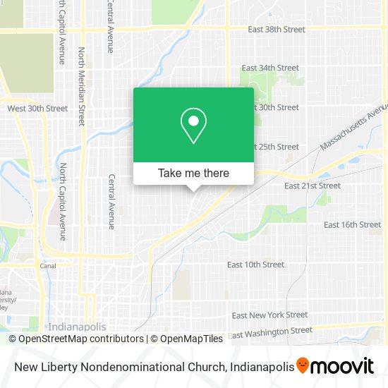 New Liberty Nondenominational Church map