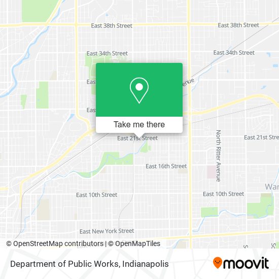 Department of Public Works map