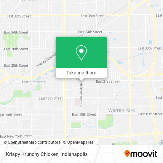 Krispy Krunchy Chicken map