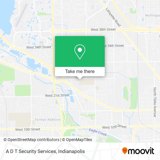 A D T Security Services map