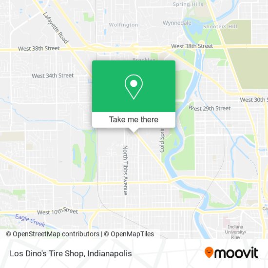 Mapa de Los Dino's Tire Shop