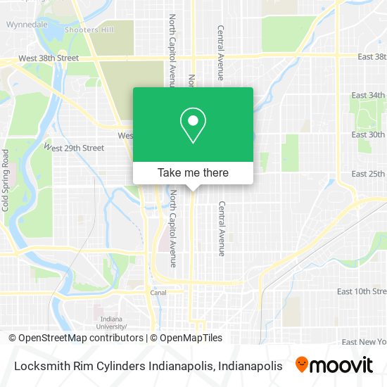 Locksmith Rim Cylinders Indianapolis map