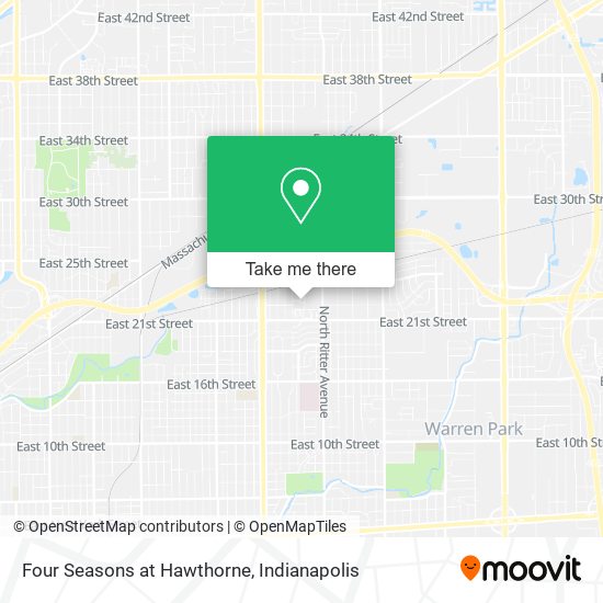 Four Seasons at Hawthorne map