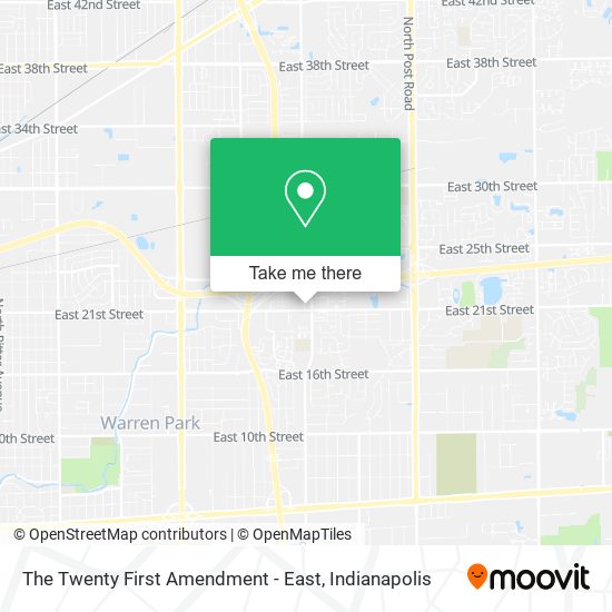 The Twenty First Amendment - East map