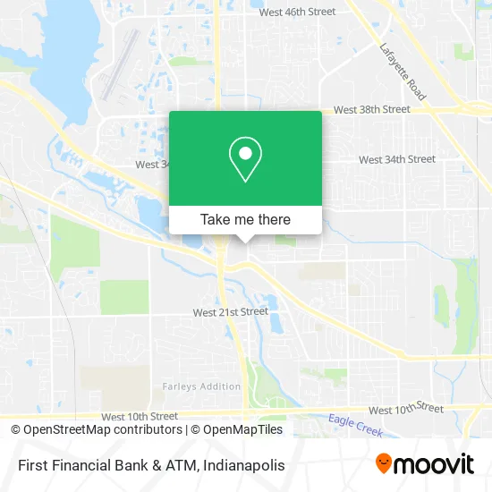 First Financial Bank & ATM map