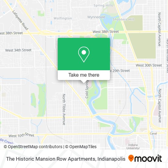 Mapa de The Historic Mansion Row Apartments