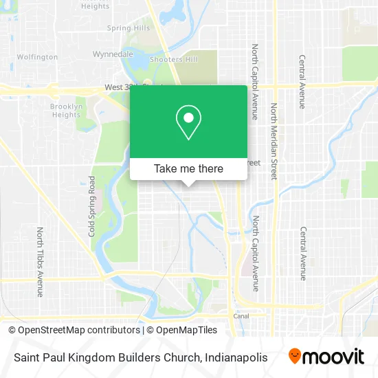 Saint Paul Kingdom Builders Church map