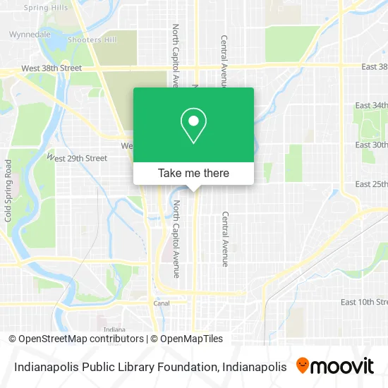 Indianapolis Public Library Foundation map