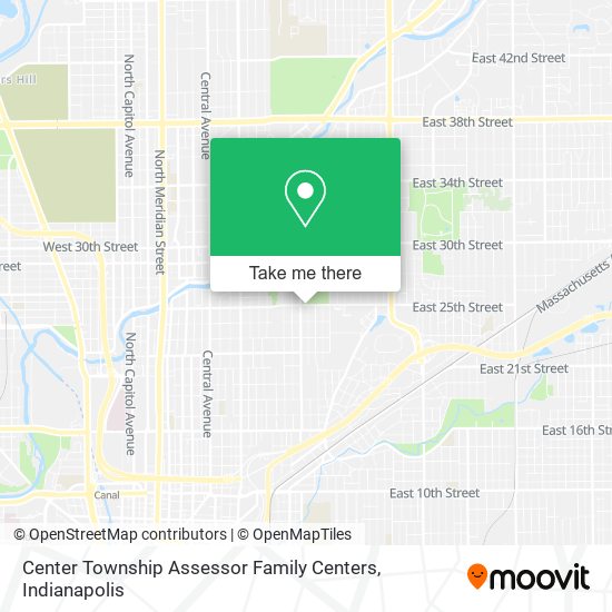 Mapa de Center Township Assessor Family Centers