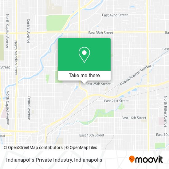 Indianapolis Private Industry map