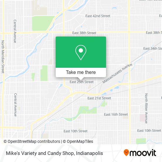 Mike's Variety and Candy Shop map