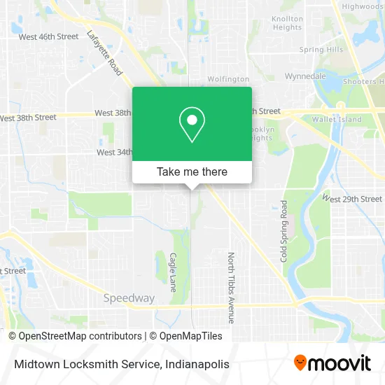 Midtown Locksmith Service map