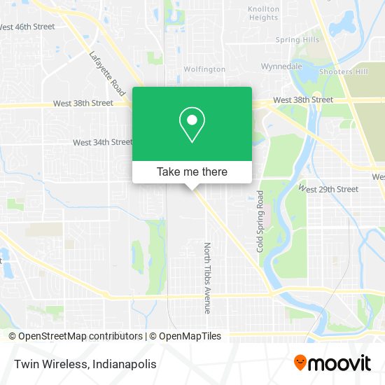 Mapa de Twin Wireless