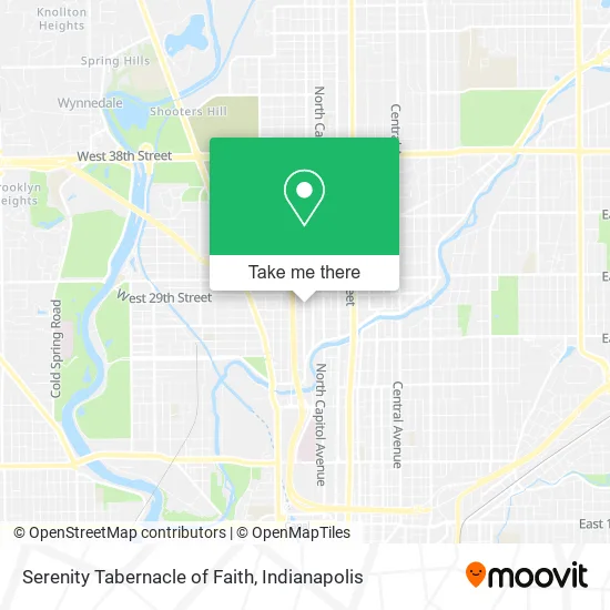 Serenity Tabernacle of Faith map