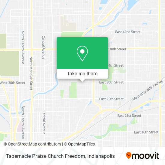 Mapa de Tabernacle Praise Church Freedom