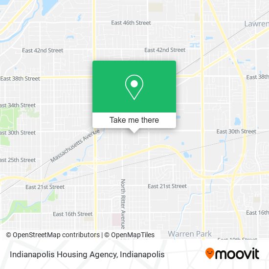 Indianapolis Housing Agency map
