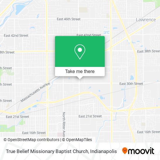 True Belief Missionary Baptist Church map