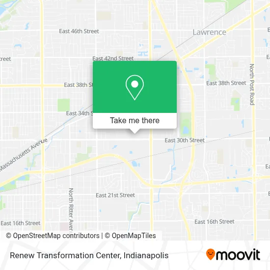 Renew Transformation Center map